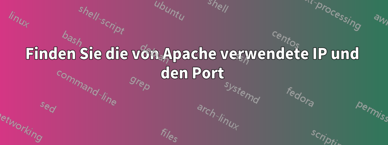 Finden Sie die von Apache verwendete IP und den Port