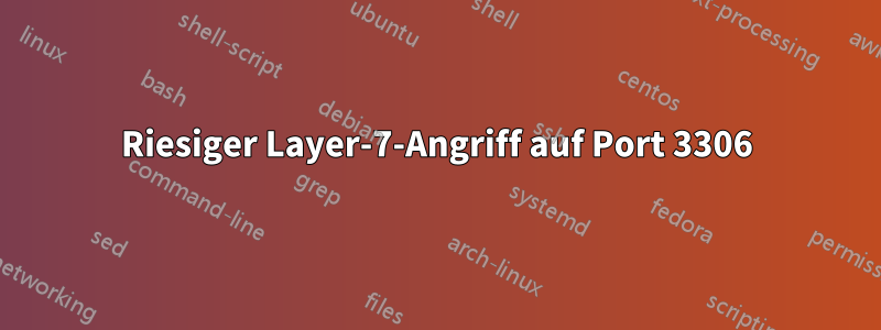 Riesiger Layer-7-Angriff auf Port 3306