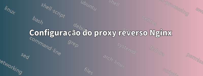 Configuração do proxy reverso Nginx