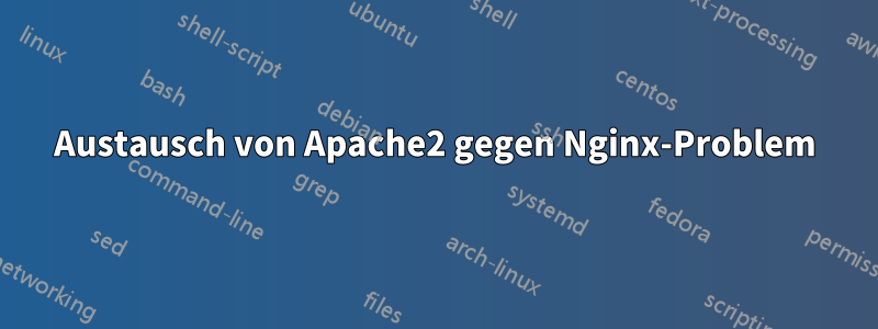 Austausch von Apache2 gegen Nginx-Problem