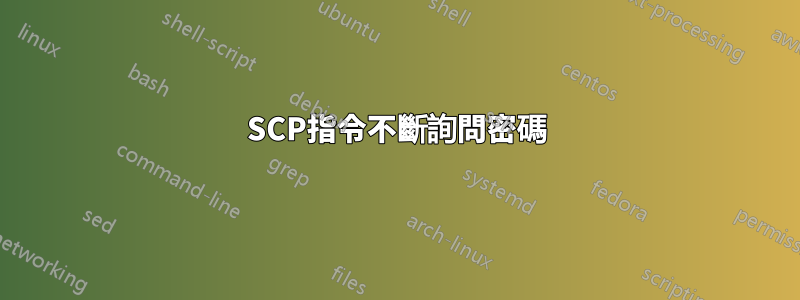 SCP指令不斷詢問密碼