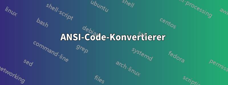 ANSI-Code-Konvertierer