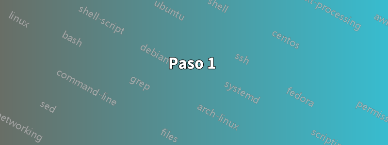 Paso 1