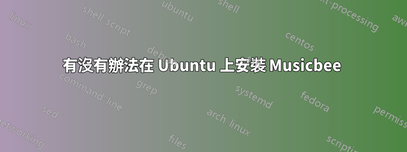 有沒有辦法在 Ubuntu 上安裝 Musicbee