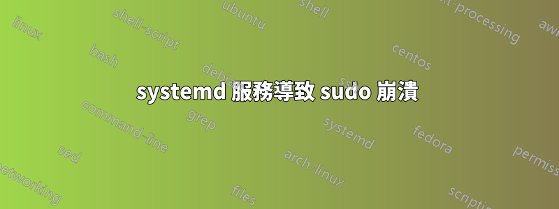 systemd 服務導致 sudo 崩潰