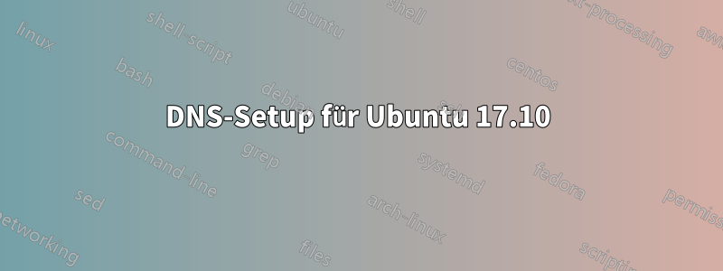 DNS-Setup für Ubuntu 17.10