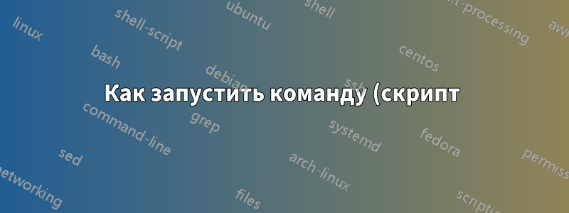 Как запустить команду (скрипт) после загрузки?