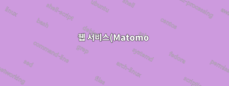 웹 서비스(Matomo)를 새 서버로 이동