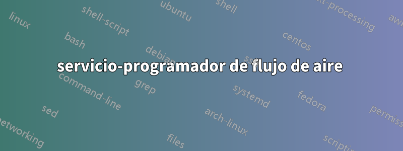 servicio-programador de flujo de aire