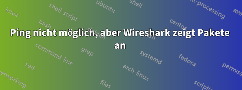 Ping nicht möglich, aber Wireshark zeigt Pakete an