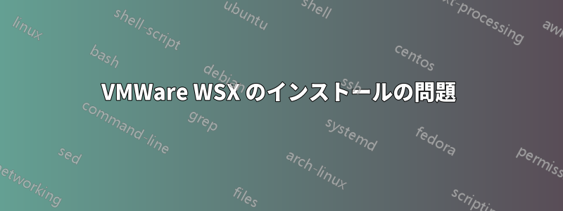 VMWare WSX のインストールの問題