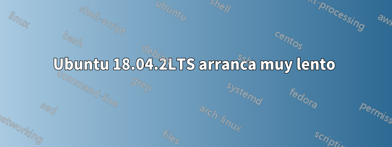 Ubuntu 18.04.2LTS arranca muy lento