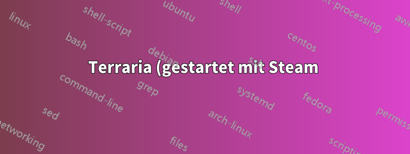 Terraria (gestartet mit Steam) läuft langsam unter Ubuntu 18.04.1 LTS, auf anständiger Hardware