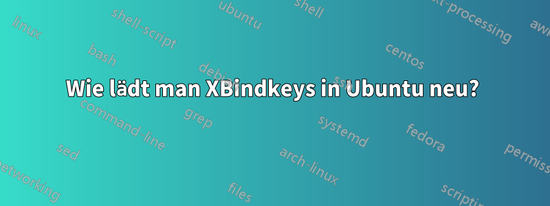 Wie lädt man XBindkeys in Ubuntu neu?