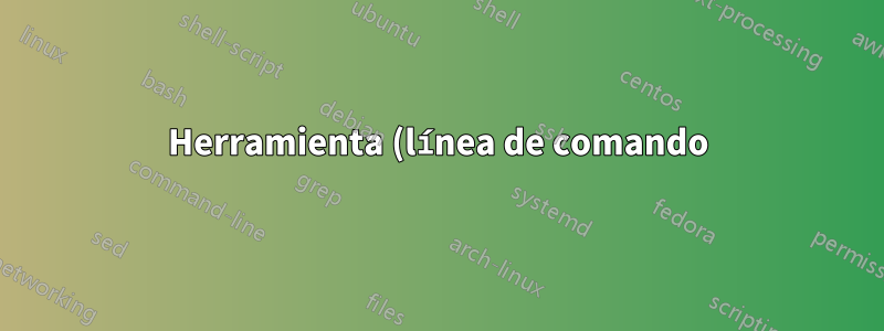 Herramienta (línea de comando) para ensamblar gráficos.
