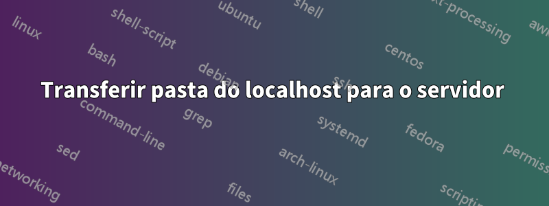 Transferir pasta do localhost para o servidor