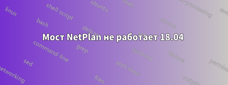 Мост NetPlan не работает 18.04