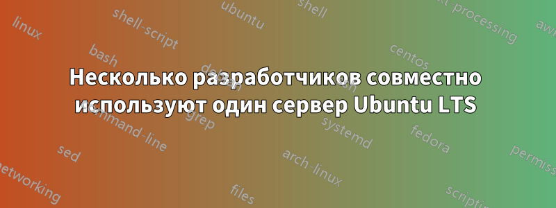 Несколько разработчиков совместно используют один сервер Ubuntu LTS