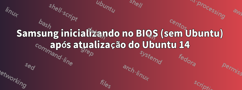 Samsung inicializando no BIOS (sem Ubuntu) após atualização do Ubuntu 14