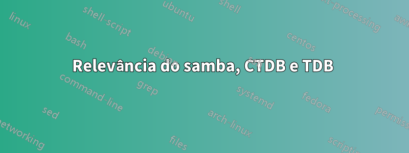 Relevância do samba, CTDB e TDB