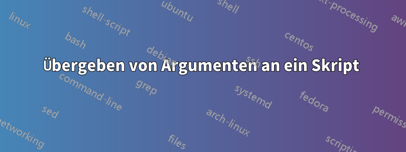 Übergeben von Argumenten an ein Skript