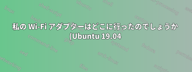 私の Wi-Fi アダプターはどこに行ったのでしょうか (Ubuntu 19.04)?