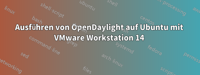 Ausführen von OpenDaylight auf Ubuntu mit VMware Workstation 14