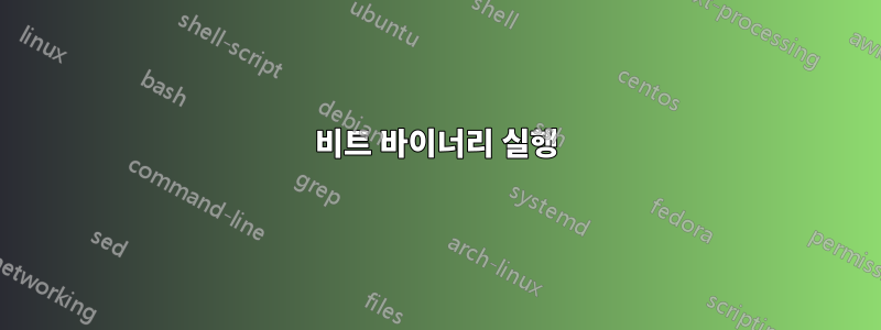 32비트 바이너리 실행