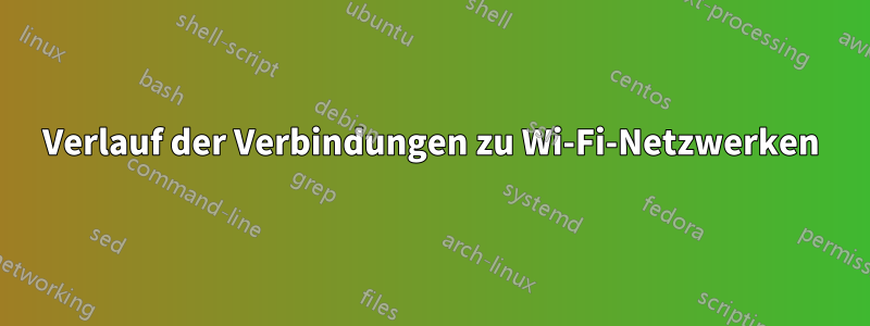 Verlauf der Verbindungen zu Wi-Fi-Netzwerken