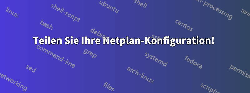 Teilen Sie Ihre Netplan-Konfiguration!