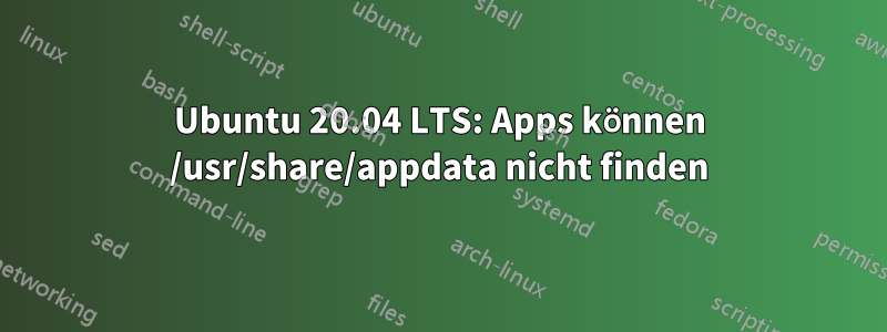 Ubuntu 20.04 LTS: Apps können /usr/share/appdata nicht finden