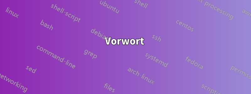 Vorwort