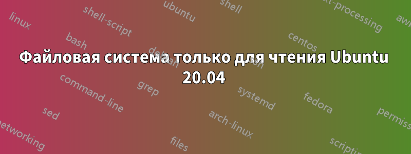 Файловая система только для чтения Ubuntu 20.04