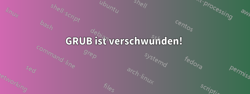 GRUB ist verschwunden!