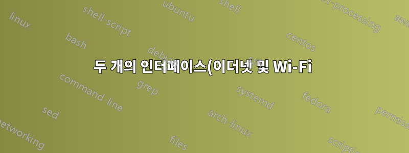 두 개의 인터페이스(이더넷 및 Wi-Fi)가 활성화된 동안 이더넷에서 시스템을 ping할 수 없습니다.
