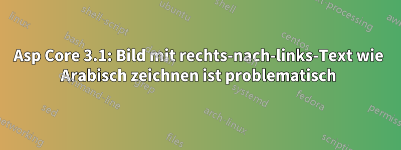 Asp Core 3.1: Bild mit rechts-nach-links-Text wie Arabisch zeichnen ist problematisch