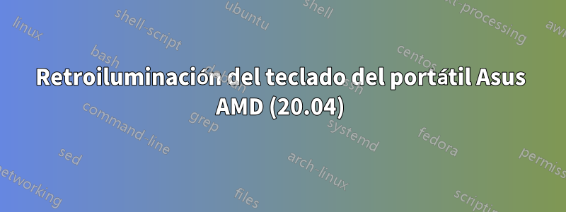 Retroiluminación del teclado del portátil Asus AMD (20.04)