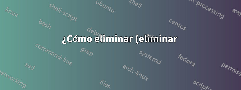 ¿Cómo eliminar (eliminar) filas que están presentes en menos del 10% de la columna en un archivo de texto?