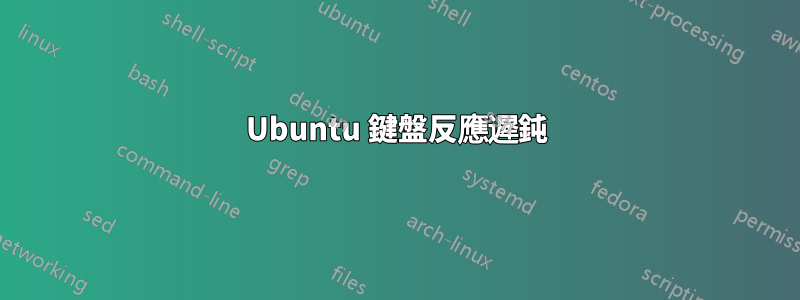 Ubuntu 鍵盤反應遲鈍