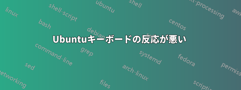 Ubuntuキーボードの反応が悪い