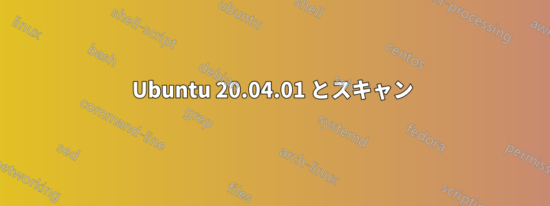 Ubuntu 20.04.01 とスキャン