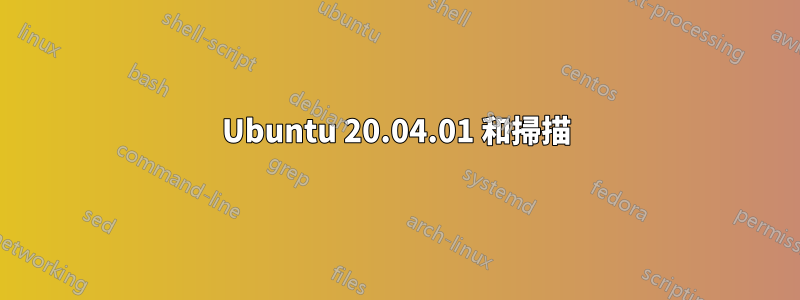 Ubuntu 20.04.01 和掃描