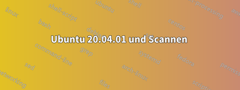 Ubuntu 20.04.01 und Scannen