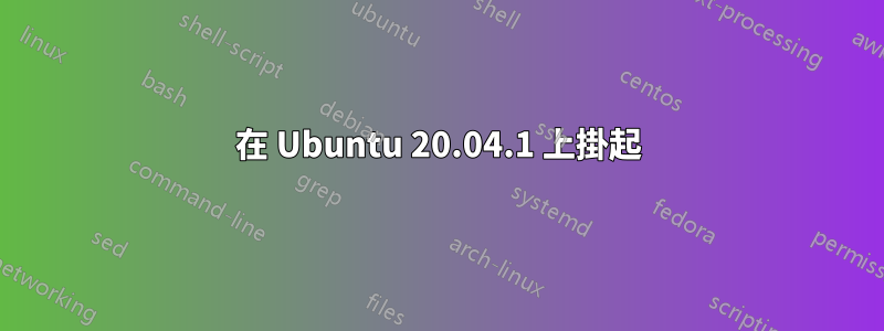 在 Ubuntu 20.04.1 上掛起