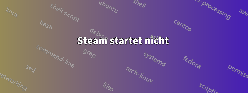 Steam startet nicht