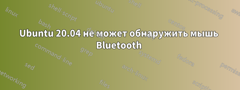 Ubuntu 20.04 не может обнаружить мышь Bluetooth