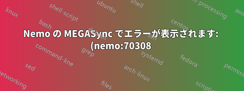 Nemo の MEGASync でエラーが表示されます: (nemo:70308): 警告 ** connect() が失敗しました