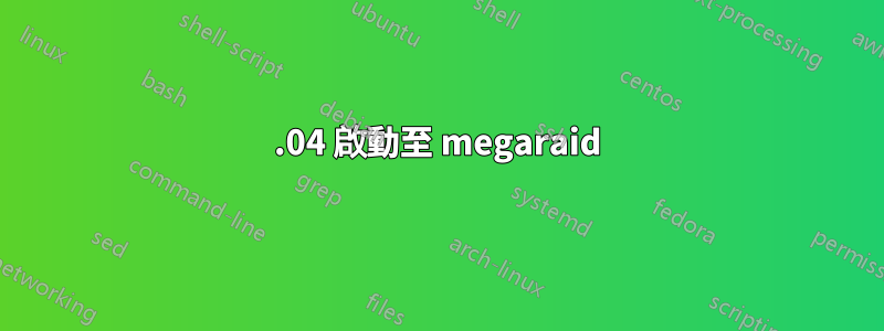 20.04 啟動至 megaraid