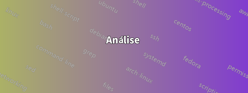 Análise