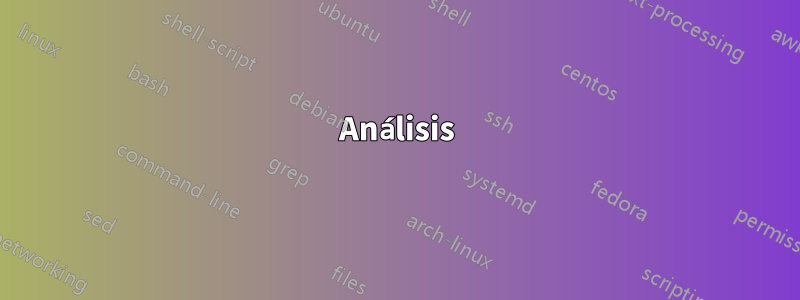 Análisis